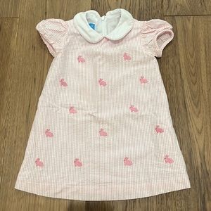 Anavini smocked bunny dress (24 months)